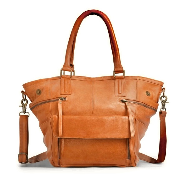 NWT* DAY & MOOD Hannah Small Satchel in Tan - Picture 5 of 13